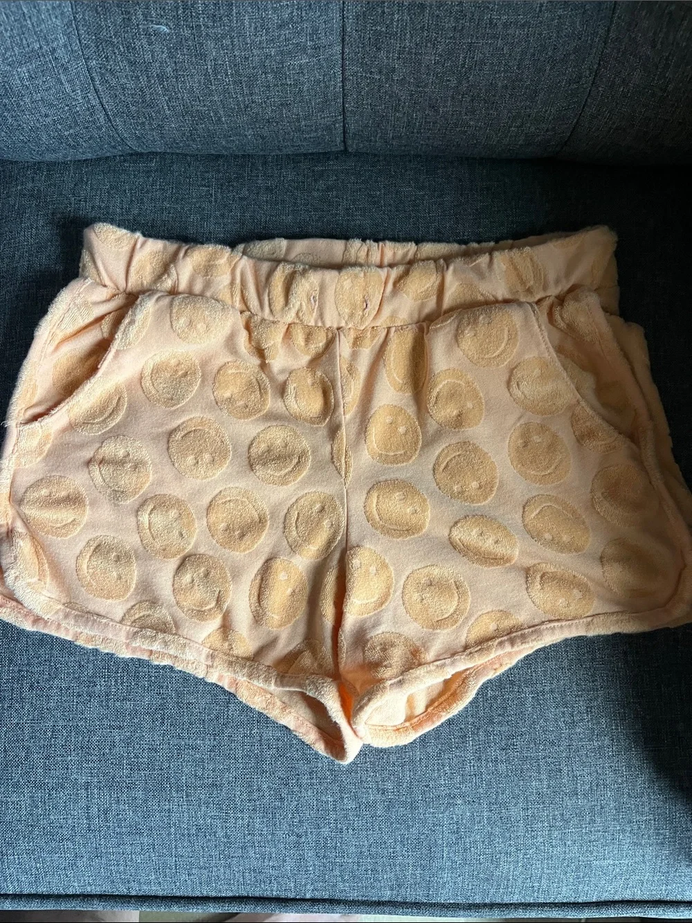 Plush Cozy Kids Lounge Shorts - Pink and Peach 2 pairs